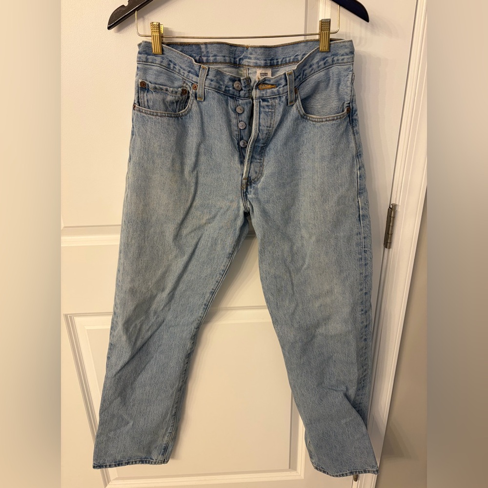 Levi's Light Blue Slim Straight Jeans